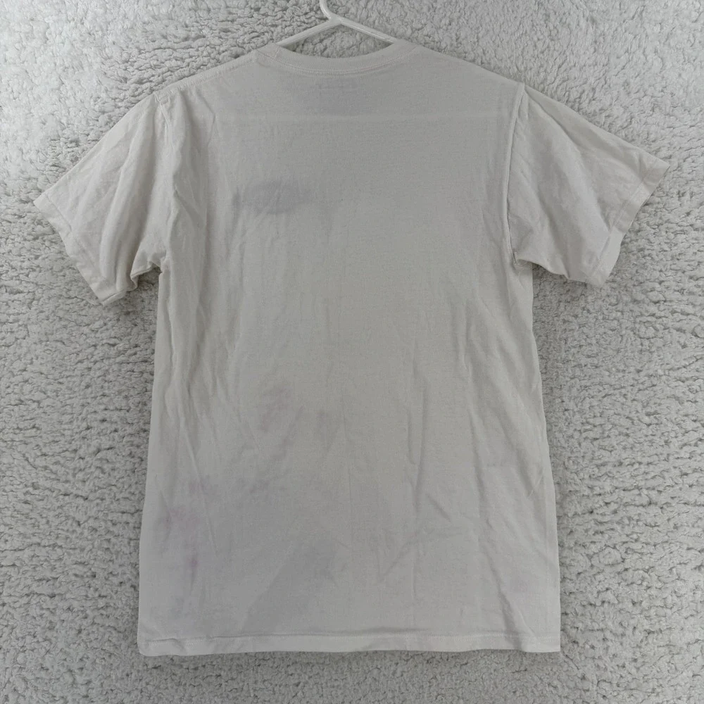 Champion Shirt Mens Small White Embroidered Logo Graphic Tee T-Shirt Tagless - Picture 2 of 11
